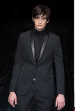 Alain Fabien Delon, Alain Delon's Son, Gucci, Milano men fashion week, winter 2014 - 2015