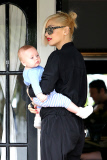 *EXCLUSIVE* **NO WEB** First photos of Gwen Stefani and newborn son Apollo Bowie Flynn Rossdale