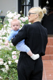 *EXCLUSIVE* **NO WEB** First photos of Gwen Stefani and newborn son Apollo Bowie Flynn Rossdale