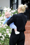 *EXCLUSIVE* **NO WEB** First photos of Gwen Stefani and newborn son Apollo Bowie Flynn Rossdale