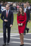 New Zealand: The Duke and Duchess Of Cambridge Are Greeted At The Botanical Garden In Christchurch