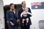 William & Catherine NZ Departure
