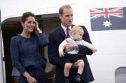 William & Catherine NZ Departure