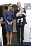 New Zealand: The Duke and Duchess of Cambridge Leave New Zealand On Their Way To Sydney 