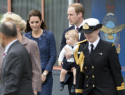New Zealand: The Duke and Duchess of Cambridge Leave New Zealand On Their Way To Sydney 