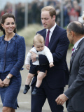 New Zealand: The Duke and Duchess of Cambridge Leave New Zealand On Their Way To Sydney 