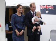 New Zealand: The Duke and Duchess of Cambridge Leave New Zealand On Their Way To Sydney 