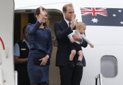 New Zealand: The Duke and Duchess of Cambridge Leave New Zealand On Their Way To Sydney 