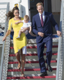 William & Catherine Australia Arrival