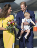 William & Catherine Australia Arrival