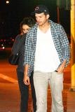 *EXCLUSIVE* Ashton Kutcher and Mila Kunis have a low key dinner date at Umami Burgers