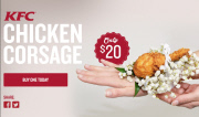 KFC launches $20 fried chicken corsages