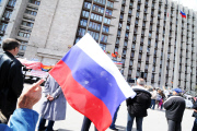 Pro-Russian Donetsk meet for the City Council 