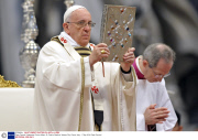 Pope Francis Celebrates Chrism Mass, St. Peter's Basilica, Vatican City, Rome, Italy - 17 Apr 2014