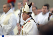 Pope Francis Celebrates Chrism Mass, St. Peter's Basilica, Vatican City, Rome, Italy - 17 Apr 2014