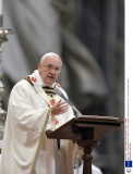 Pope Francis Celebrates Chrism Mass, St. Peter's Basilica, Vatican City, Rome, Italy - 17 Apr 2014
