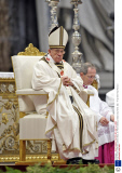 Pope Francis Celebrates Chrism Mass, St. Peter's Basilica, Vatican City, Rome, Italy - 17 Apr 2014