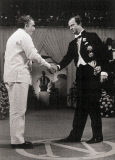 Gabriel Garcia Marquez Receiving Nobel Prize