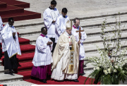 Vatican: Pope Francis celebrates the Holy Mass of Easter Day/