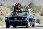 Lea Michele heats things up while shooting her Music Video