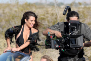 Lea Michele heats things up while shooting her Music Video