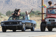 Lea Michele heats things up while shooting her Music Video
