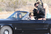 Lea Michele heats things up while shooting her Music Video