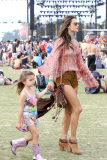 Alessandra Ambrosio and Anja are a Cute Coachella Duo