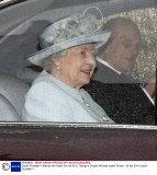 Queen Elizabeth II attends the Easter Service at St. George's Chapel, Windsor castle, Britain - 20 Apr 2014
