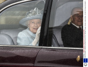 Queen Elizabeth II attends the Easter Service at St. George's Chapel, Windsor castle, Britain - 20 Apr 2014