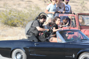 Lea Michele heats things up while shooting her Music Video