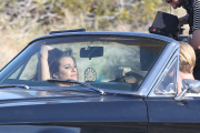 Lea Michele heats things up while shooting her Music Video