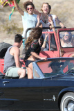 Lea Michele heats things up while shooting her Music Video