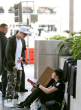 *EXCLUSIVE* Justin Bieber: Hands Up and Pants Down at LAX Airport!