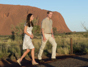 William & Catherine Australia - Sunset At Ayers Rock