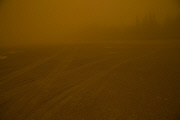 Sand Storm Sweeps Dunhuang Visibility Insufficient 50 Meters