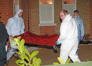 Murder scene in New Malden, London