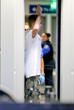 *EXCLUSIVE* Justin Bieber gets held up at TSA  