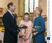 Prince Edward and Sophie Countess of Wessex visit Dorchester Abbey, Oxfordshire, Britain - 25 Apr 2014