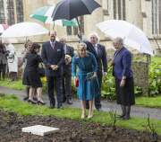 The Earl and Countess of Wessex in Wantage