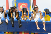 Alessandra Ambrosio and Anja Louise get their adrenaline pumping