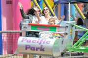 Alessandra Ambrosio and Anja Louise get their adrenaline pumping
