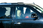 Tori Spelling rides shotgun while filming in Calabasas