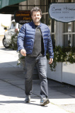 Ben Affleck proudly displays his bed head