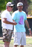 Kevin Federline hangs out with Jamie Spears at his boys Soccer Match