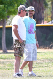 Kevin Federline hangs out with Jamie Spears at his boys Soccer Match