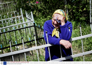 Student tortured by Russian terrorists buried in Kyiv region, Ukraine - 28 Apr 2014