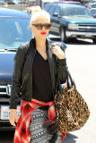 Gwen Stefani starts off her week at the Office