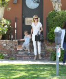 January Jones takes Xander in for a check up