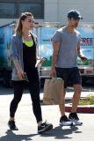 Joe Jonas and Blanda Eggenschwiler stock up at Pavilions